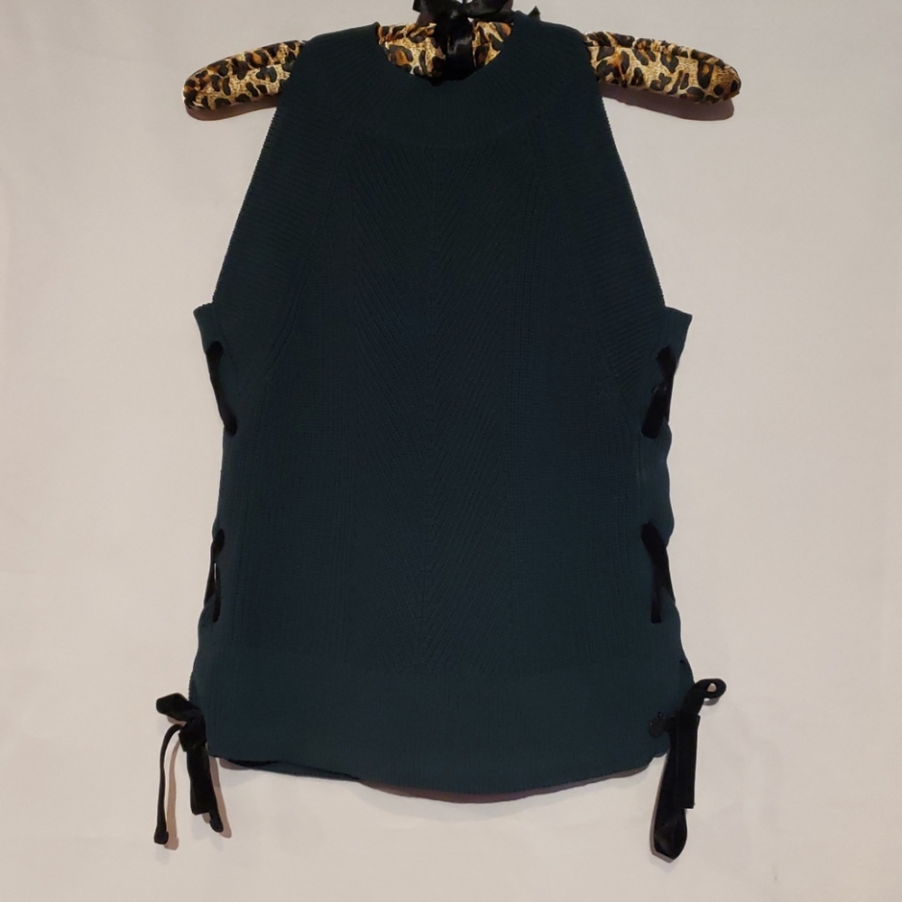 Dark green sleeveless Scotch & Soda sweater